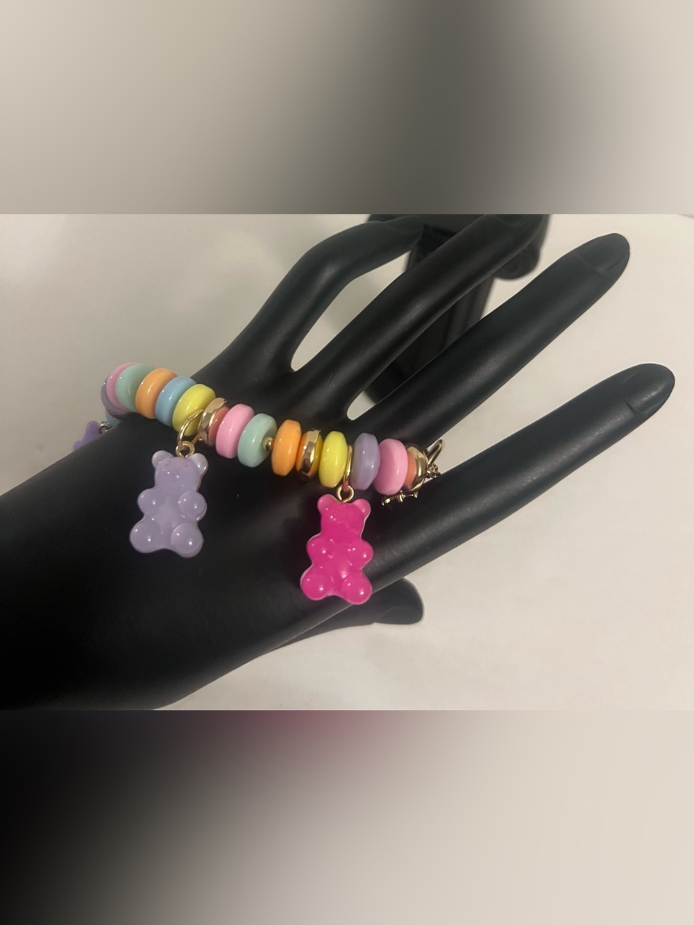 Betsey Johnson  Gummy Bears Charm Bracelet - Multicolor - Picture 11 of 16